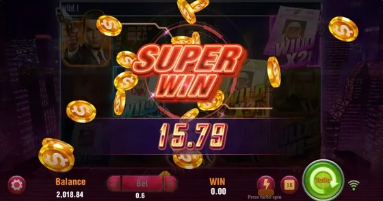 Agent Ace Super Win with gold wilds